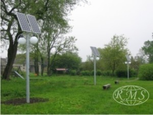 solarne lampy parkowe - oświetlenie parku