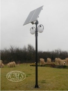 Lampa solarna Jupiter 2x8L - oświetlenie ogrodu.